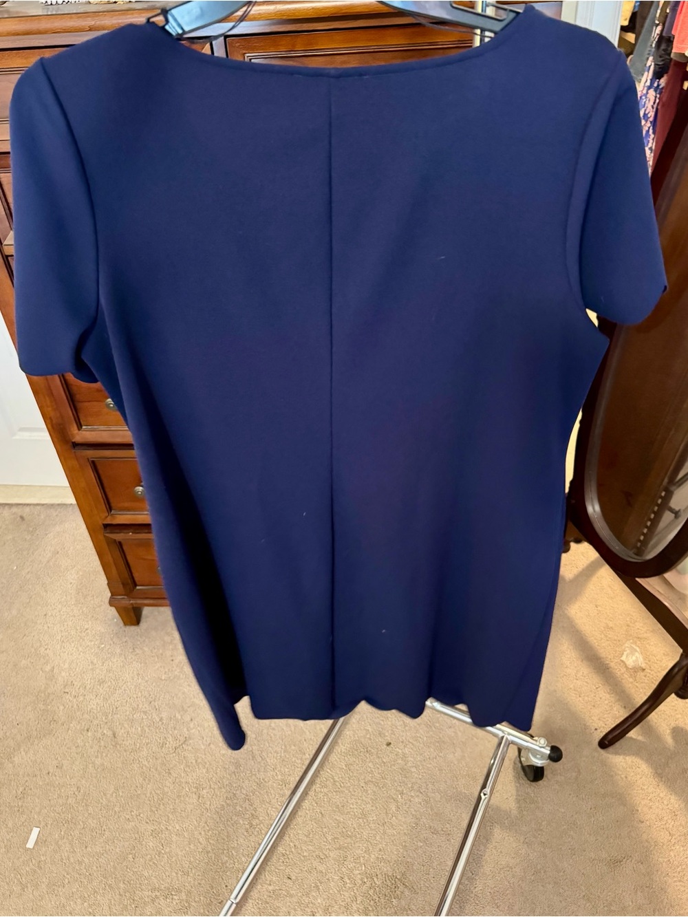 b New York Navy Short Sleeve Shift Tunic - Picture 2 of 7